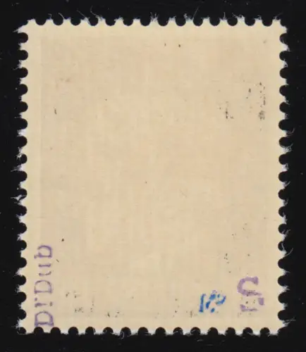 Kurland 1wz Aufdruck 6 auf 20 Pf mit Type VI, glatte Gummierung **, signiert