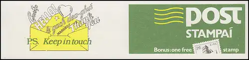 Carnets de marques de l'Irlande 7 Architecture 1984, non plié, ** post-fraîchissement