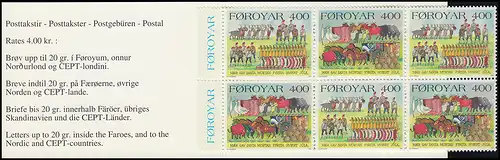 Îles Féroé Carnets de marques 8 Demande, ** post-fraîchissement