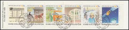 Finnland Markenheftchen 23 Post- und Fernmeldewesen, ESSt Helsinki 6.9.1988
