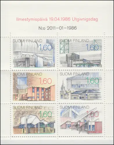 Finlande Carnet 17 Architecture: Bâtiment moderne, ** post-fraîchissement