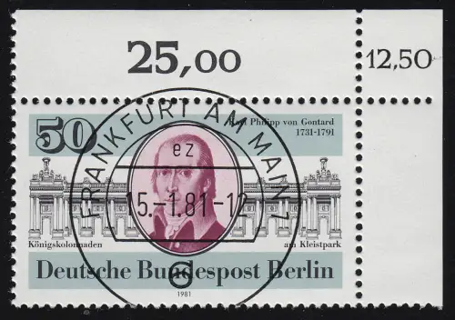 639 Architekt Karl Philipp von Gontard - KBWZ O FfM