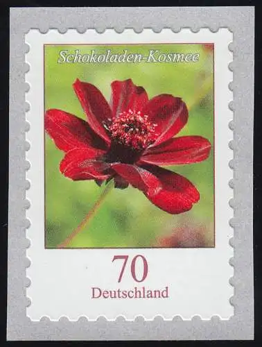 3197 Schokoladen-K. 2018, sk 70 C aus 5000er mit UNGERADER Nr., waagerecht **