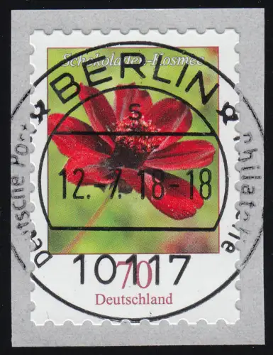 3197 Schokoladen-K. 2018, sk 70 C aus 5000er mit UNGERADER Nummer, ET-O 12.7.18