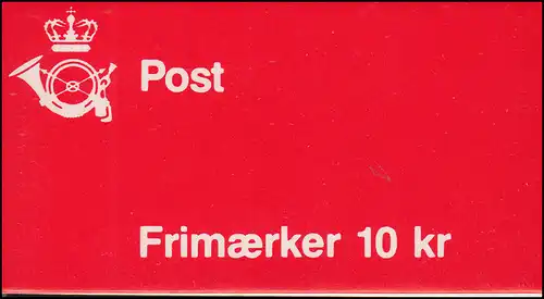 Dänemark Markenheftchen 37 Ziffern und Königin Margrethe C8, ** postfrisch