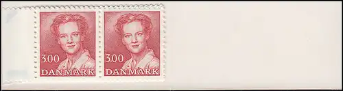 Dänemark Markenheftchen 37 Ziffern und Königin Margrethe C8, ** postfrisch