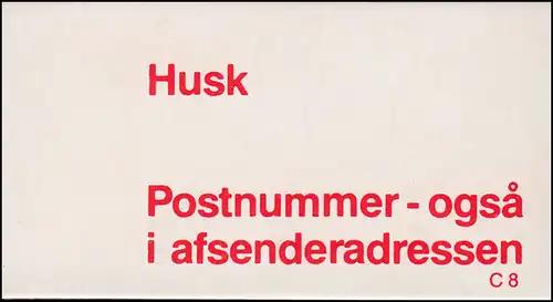 Danemark Carnets de marques 37 chiffres et Reine Margrethe C8, ** frais de port