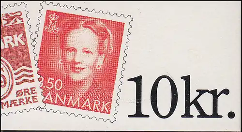 Dänemark Markenheftchen 43 Ziffern und Königin Margrethe C11, ** postfrisch