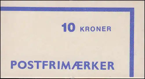 Dänemark Markenheftchen 31 Ziffern und Königin Margrethe 1983, ** postfrisch