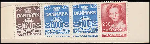 Dänemark Markenheftchen 31 Ziffern und Königin Margrethe 1983, ** postfrisch
