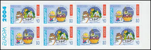 2004 Georgien 456D/E-457D/E Ferien: Weihnachten und Ostern, Markenheftchen **