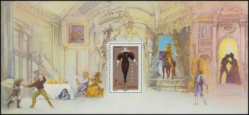 Block 60 Mozart Oper Don Giovanni, postfrisch **