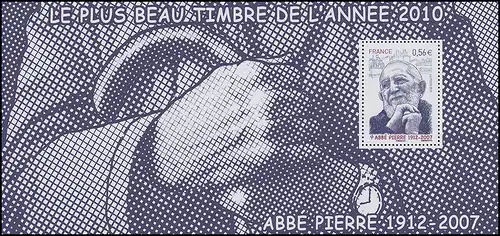 Bloc 168 prêtre Abbe Pierre - Belle 2010 **