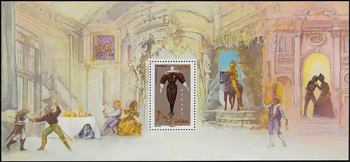 Block 60 Mozart Oper Don Giovanni ** - in Faltkarte