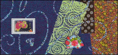 Bloc 100 Noël et Nouvel An: Coeur orné **