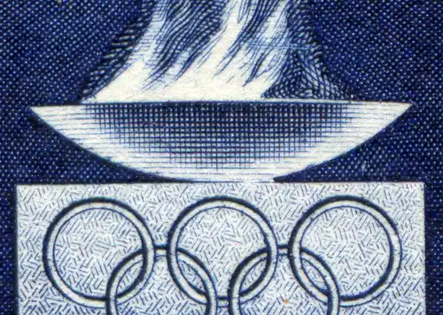 Autriche 854III Olympis avec PLF III absence de ligne de séparation ET poutres de couleur **