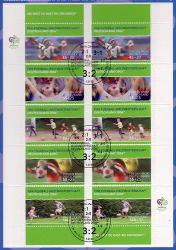 2324-2328 Fußball-WM - Satz auf Kartonvorlage, ESST