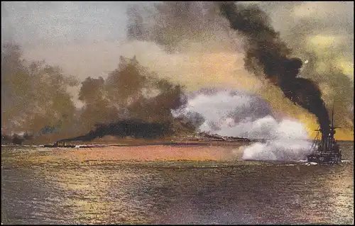 AK BS Kaiserliche Marine I. Matr.-Division, KIEL 8.5.16, AK Torpedobootsmanöver