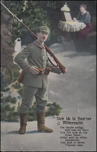 Feldpost 2. bayer. Pionier-Batl. 1. Komp. 25.11.1915 auf Propaganda-AK