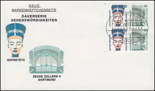 HBl. 32 aus MH 28b SWK CeBIT 1993 - SCHMUCK-FDC ESSt Hannover 24.03.93