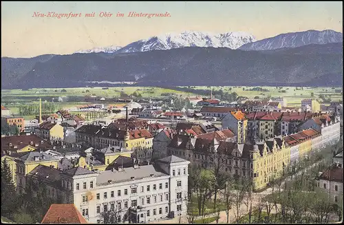 Feldpost Groupe de marche du point de rassemblement de Reconvalences k.k. à Klagenfurt sur AK