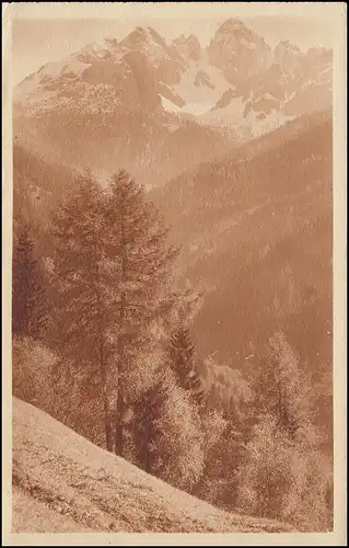 Poste de campagne avec censure Poste d'Ers. Baon L.I.R. 14 - 17.12.15 sur AK Montagne