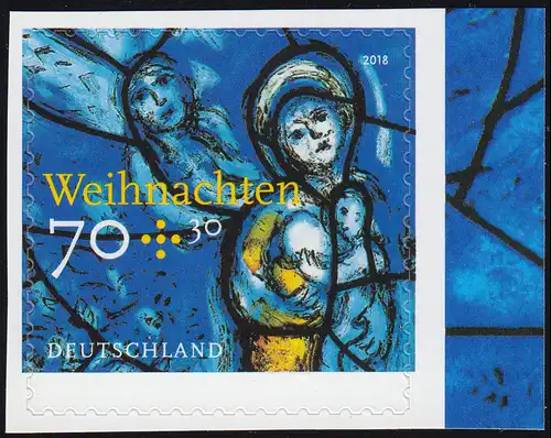 3422 Weihnachten Kirchenfenster, selbstklebend aus MH 112, **