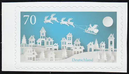 3423 Winter Weihnachtsschlitten, selbstklebend aus FB 80, **