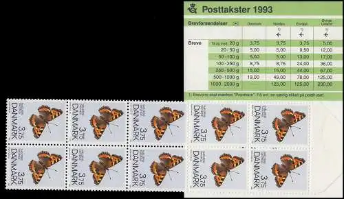 Danemark Carnets de marques 1048 Chtroumpfs - Petit renard, **