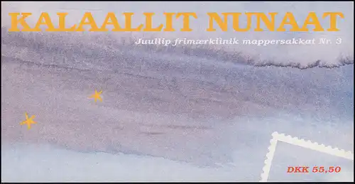 Groenland Carnets de marques 329-330 Noël 1998, ** post-fraîchissement