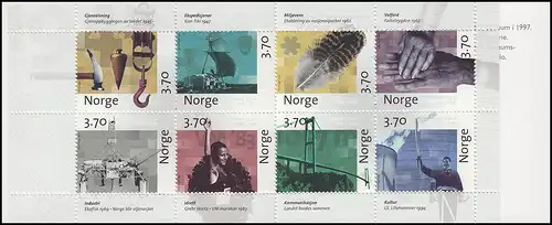 Norvège Carnets de marques 31 Post-Jubilé 1997, **