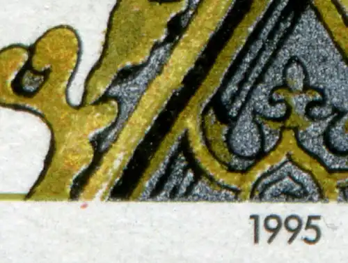 1786 Ratisbonne avec PLF rouge tache à gauche de 1995, champ 10, frais de poste **