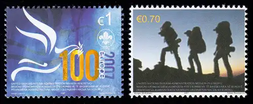 2007 Kosovo 68-69 Pfadfinder, Satz postfrisch **