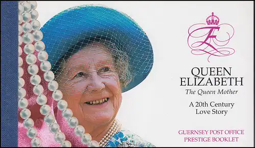 Guernesey Carnets de Marque 43 Reine Mère Elisabeth 1999 **
