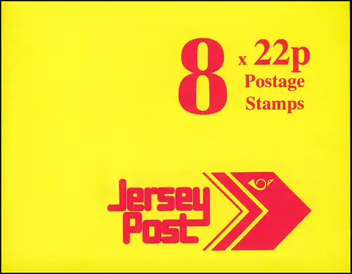 Jersey Carnets de marques 0-37, emblème postal 1,76 livre 1992, **