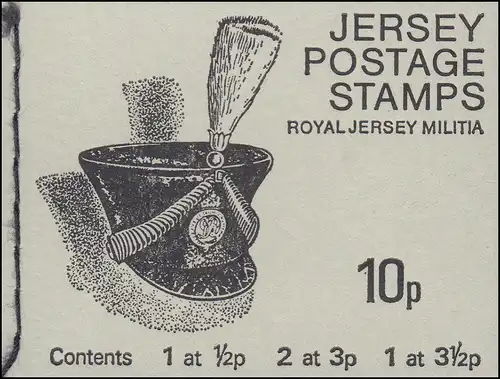 Jersey Carnet 0-13, chapeau militaire: artillerie Shako, avec sous-rand **