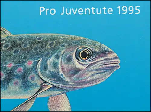 Schweiz Markenheftchen 0-103, Pro Juventute Bachforelle 1995, **