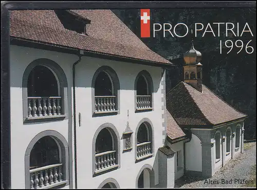 Schweiz Markenheftchen 0-105, Pro Patria Barockbad Pfäfers 1996, **