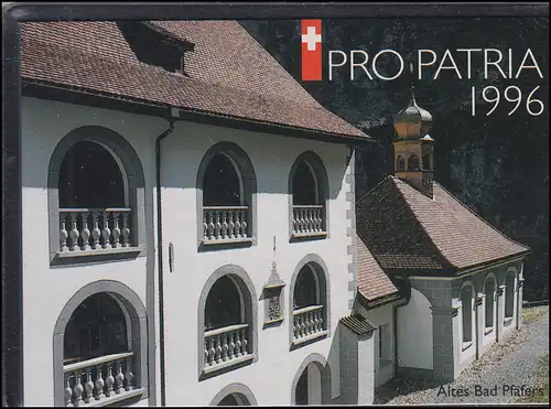 Suisse Carnets de marque 0-105, Pro Patria Barockbad Pfäfers 1996, **
