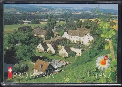 Suisse Carnets de marques 0-108, Pro Patria Kartause Ittingen 1997, **