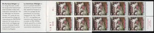 Suisse Carnets de marques 0-108, Pro Patria Kartause Ittingen 1997, **