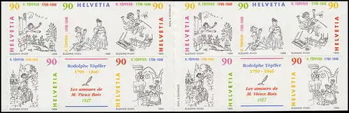 Suisse Carnets de marques 0-113, anniversaire de R. Potter 1999, **