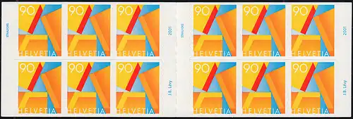Suisse Carnets de marques 0-123, marque libre A-Post, autocollant, 2001, **