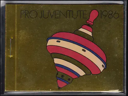 Suisse Carnets de marques 0-82, Par Juventute Jouets pour enfants Gymnase 1986, ESSt