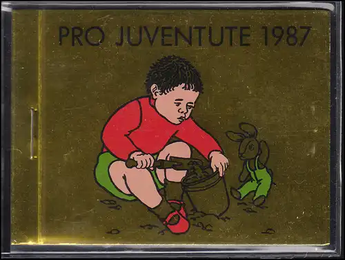 Suisse Carnets de marques 0-83, Par Juventute Le Petit enfant 1987, ESSt