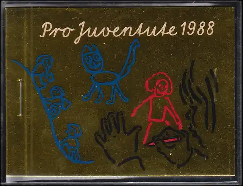 Schweiz Markenheftchen 0-85, Pro Juventute Das Schulkind 1988, ESSt