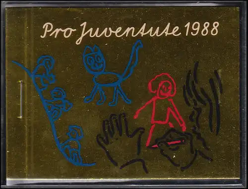 Suisse Carnets de marques 0-85, Pro Juventute L'enfant scolaire 1988, ESSt