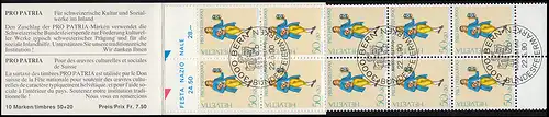 Schweiz Markenheftchen 0-87, Pro Patria Der Uhrenhändler 1990, ESSt