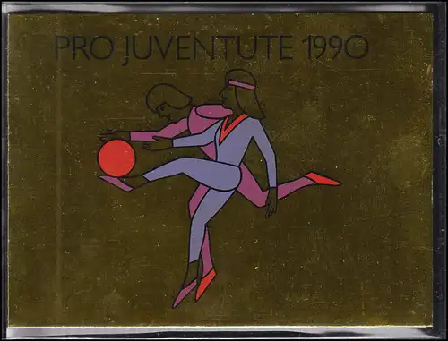Schweiz Markenheftchen 0-88, Pro Juventute Freizeitbeschäftigungen 1990, ESSt