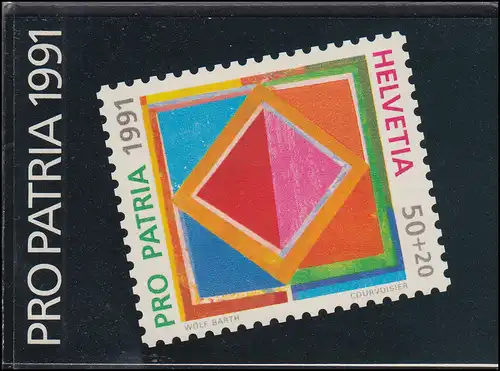 Schweiz Markenheftchen 0-90, Pro Patria Zeitgenössische Kunst 1991, ESSt